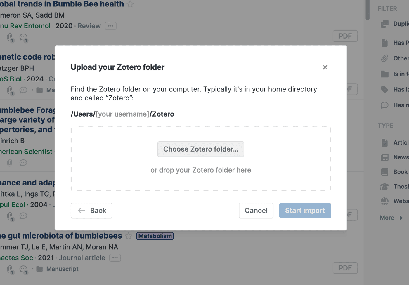 Migrate from Zotero